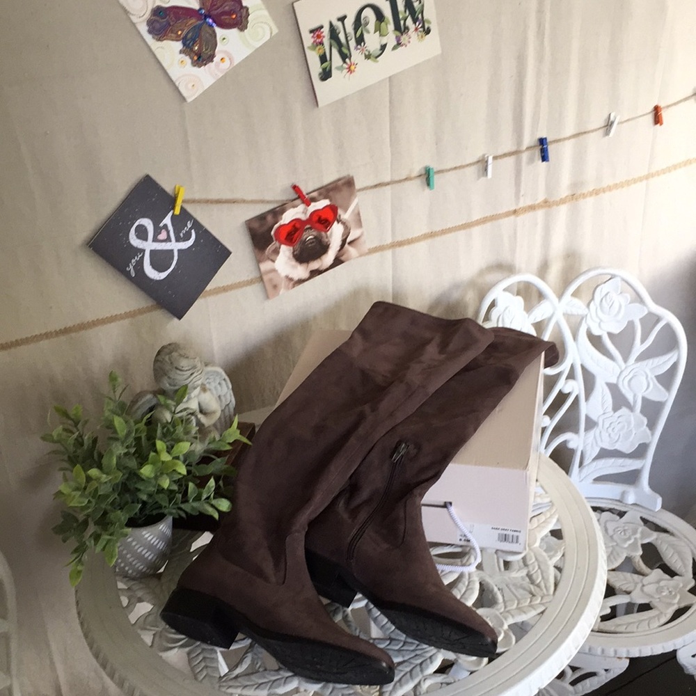 Gray Over Knee Boots - Ivanka Trump Sz 8.5